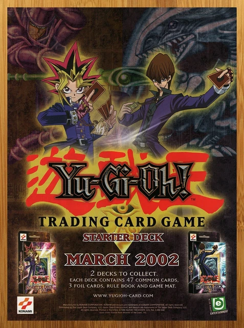 2002 YU-GI-OH! TRADING Card Game Print Ad/Poster CCG TCG Starter Promo Art 00s $89.99 - PicClick 2002 YU-GI-OH! TRADING Card Game Print Ad/Poster CCG TCG Starter Promo Art 00s $89.99 - PicClick