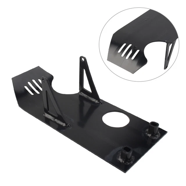 Black Engine Skid Plate For Honda XR50 CRF50 90 110cc 125cc Dirt Pit Bike Lifan