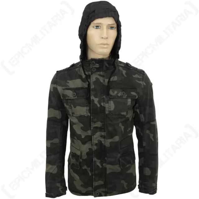 Brandit Britannia Jacket - Dark Camo - Coat Mens Military Army All Sizes New 3