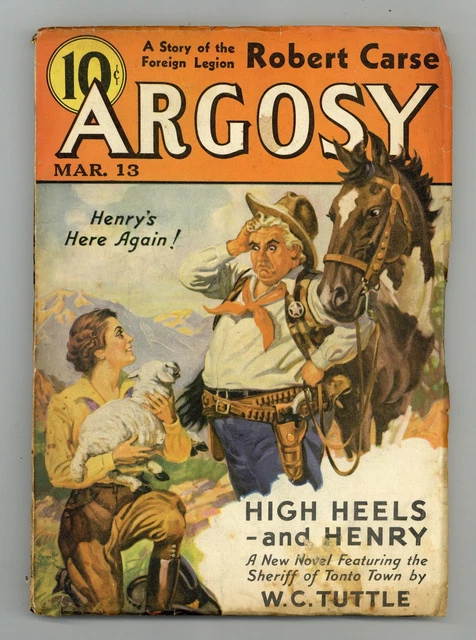 Argosy Part 4: Argosy Weekly Mar 13 1937 FR 1.0 Low Grade