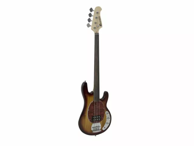 Dimavery Mm-501 E-Bass, baumlos, Tabak