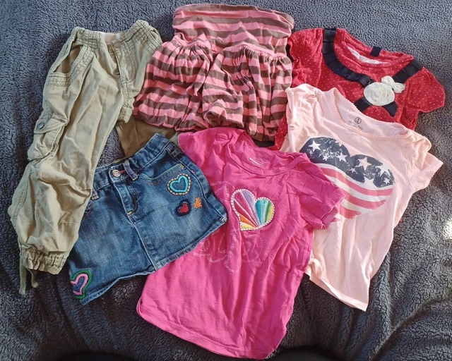 Gap / Ted Baker / Lands End Girls Bundle Age 3 - 4 - Skirt T Shirt Capri Pants