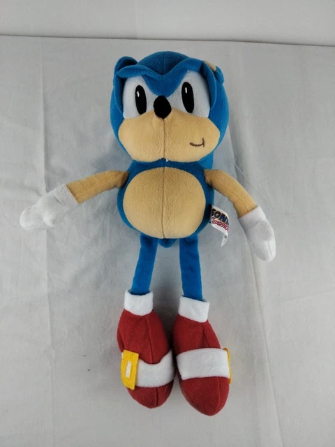 SEGA SONIC THE HEDGEHOG Plush 12" Soft Toy Teddy Bear Official Blue