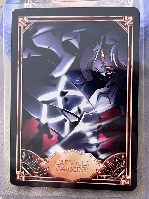 HAZBIN HOTEL TRADING Card - Carmilla Carmine - 08/50 - 2nd Edition