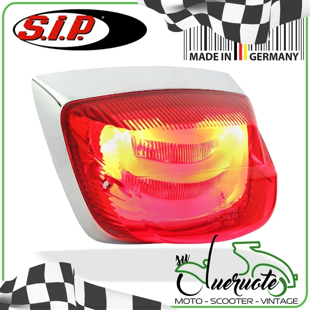 FANALE POSTERIORE LED Per Vespa Lx Lxv 50 125 150 Faro Rosso E