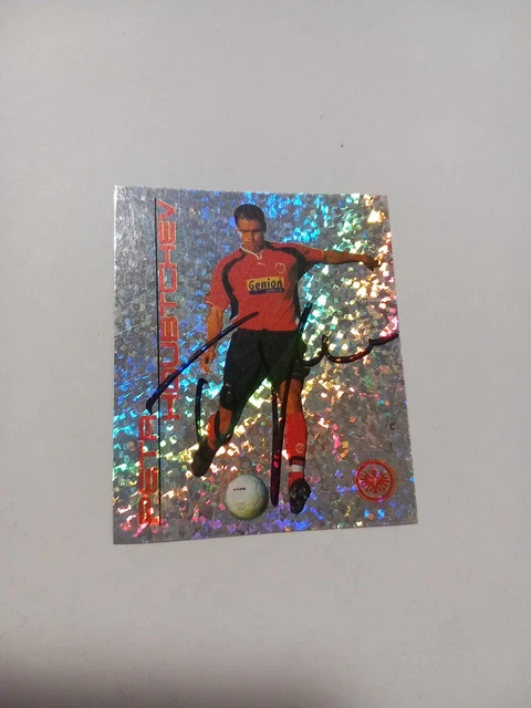 Panini Sticker signiert Petr Houbtchev Eintracht Frankfurt NEU