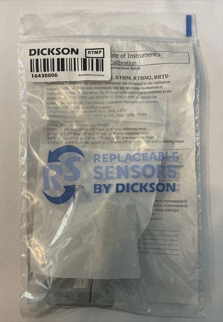 Dickson Ambient Temperature Sensor RTMP