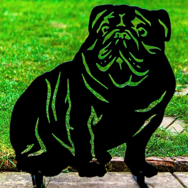 English Bulldog Dog Idea Gifts Owner Her Garden Ornaments Home Decoration Statue