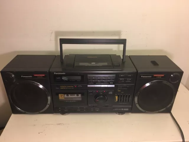 Panasonic RX-DS660 Stereo Boombox Radio & CD Work Cassette Doesn’t AM/FM AS IS!