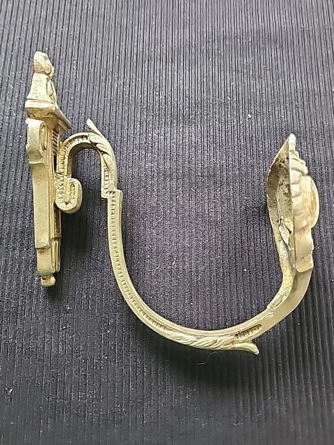 6 accroches rideaux ambrasses en bronze doré - Plaqué or