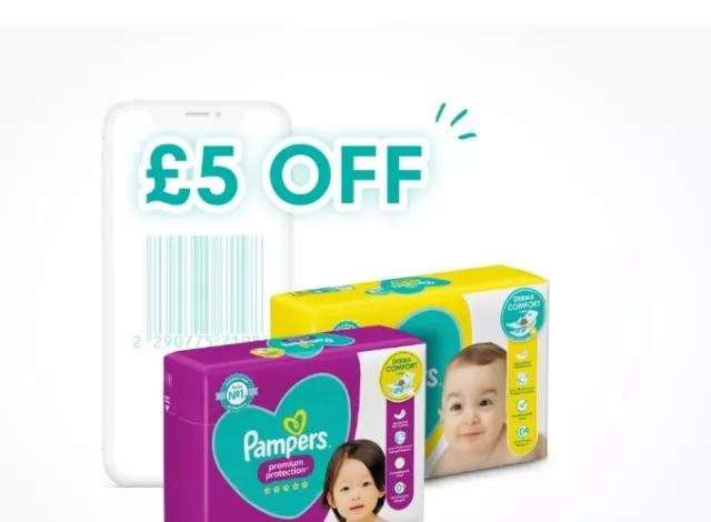 5£ Off Pampers Premium Coupon