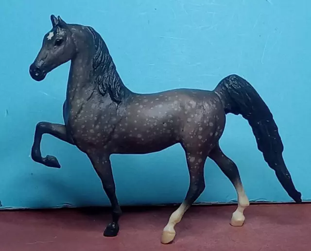 BREYER Dapple Grey American Saddlebred Paddock Pal Little Bit NR Free Shipping