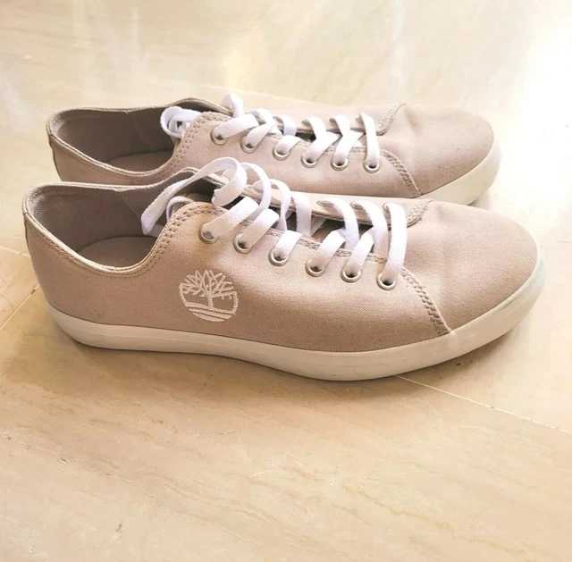 CHAUSSURES EN TOILE Marque Timberland Pour Hommes Taille 40 Beige