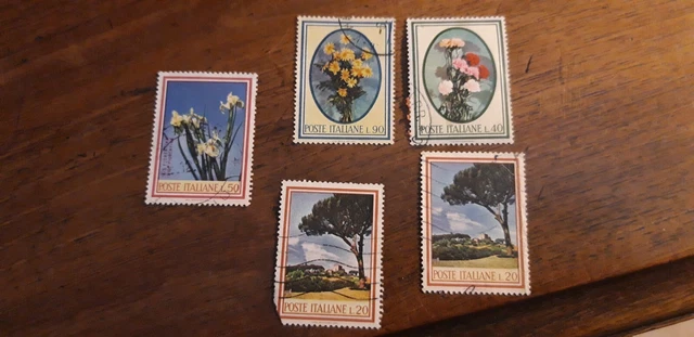 Timbres Italie stamps Italy 1953/1955/1956/1957/1958/1959/1960/1961/1963/1966 15