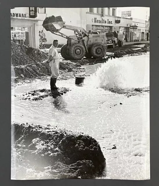 1959 North Bay Village FLorda 79th Street Flooding Fire Hydrant VTG Press Photo