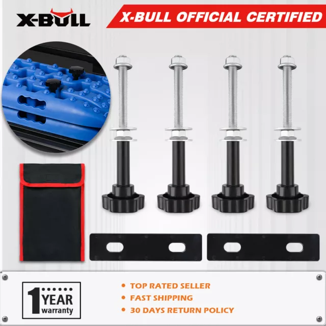 X-BULL Recovery tracks Mounting Pins holder Set Fixing Sand Kit 4WD Accessories