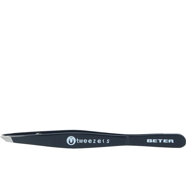 Hygiene Beter unisex PINZA depilar magnética punta oblicua #negra 1 u
