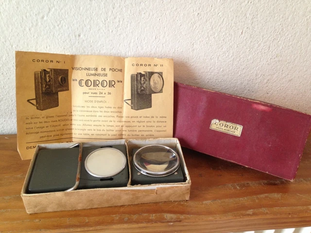 Visionneuse diapositives Coror Belvédère vintage années 50/60 – boîte d'origine - Photo, audio & vidéo