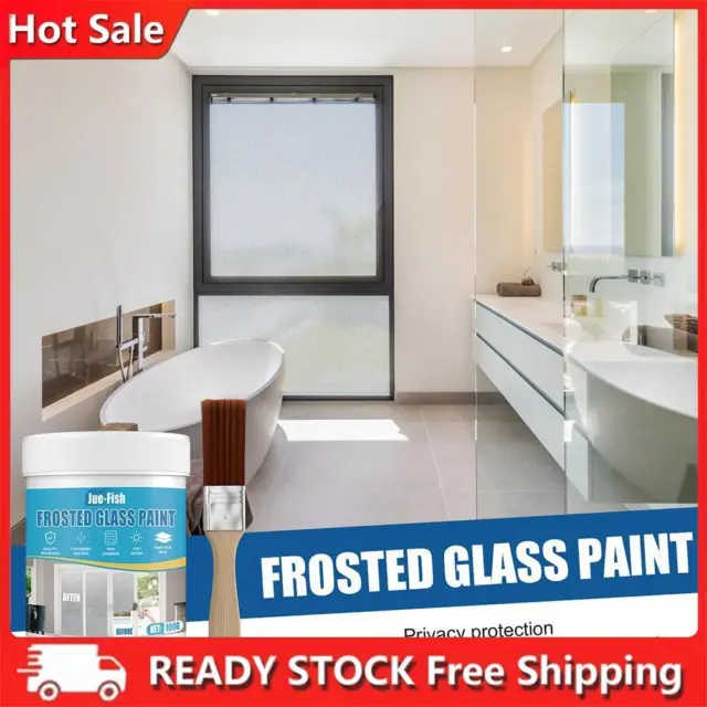100 g vernice colla vetro sbrinato con spazzola privacy per ufficio bagno casa