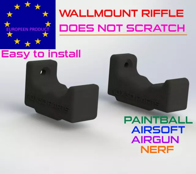 wallmount riffle airgun nerf no scratch support mural wall mount gun pcp hook