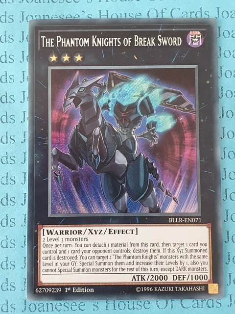 THE PHANTOM KNIGHTS of Break Sword BLLR-EN071 Secret Rare Yu-Gi-Oh Card ...