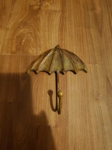Vintage cast iron umbrella wall hook