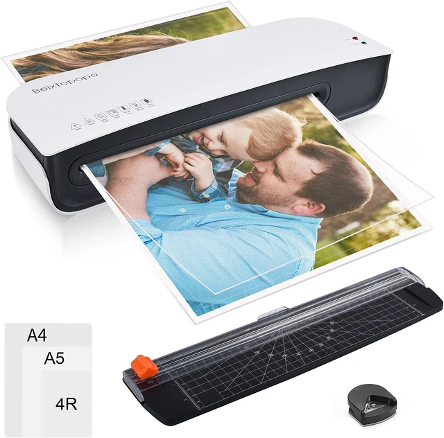 Laminator, A4 Laminator Machine, 9 Inch Thermal Laminator Machine, 4 in 1 Person