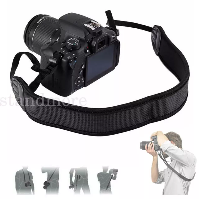 Camera Strap Neck Shoulder Anti-Slip Comfy For Dslr Canon Nikon Camera Binocular