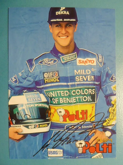 -ke- Michael Schumacher (GER),Autogrammkarte Formel 1 (Unterschrift gedruckt)III