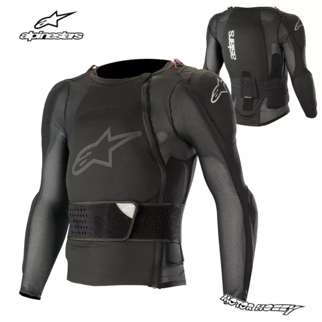 Pettorina Alpinestars Sequence Protection Jacket Long Sleeve Black