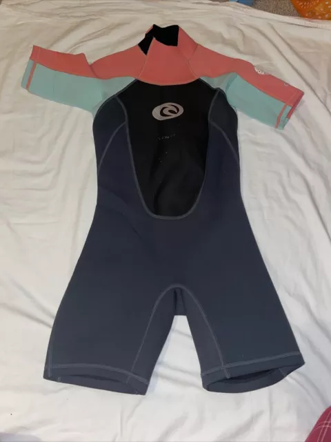 ripcurl wetsuit womens short sleeve & leg omega flatlock 1.5 8