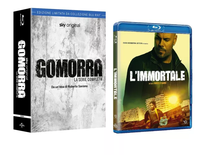 GOMORRA + L'IMMORTALE La Collezione Completa Serie Tv (20 BLU-RAY)