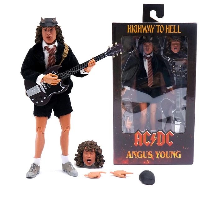 Figura Action ANGUS YOUNG Highway To Hell AC/DC Originale NECA | Acquisti Online su