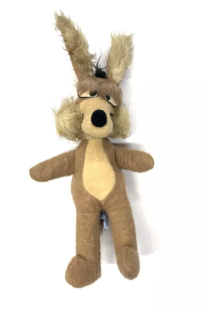 Vintage 1971 Warner Bros. Wile E. Coyote Characters By Mighty Star Stuffed Plush