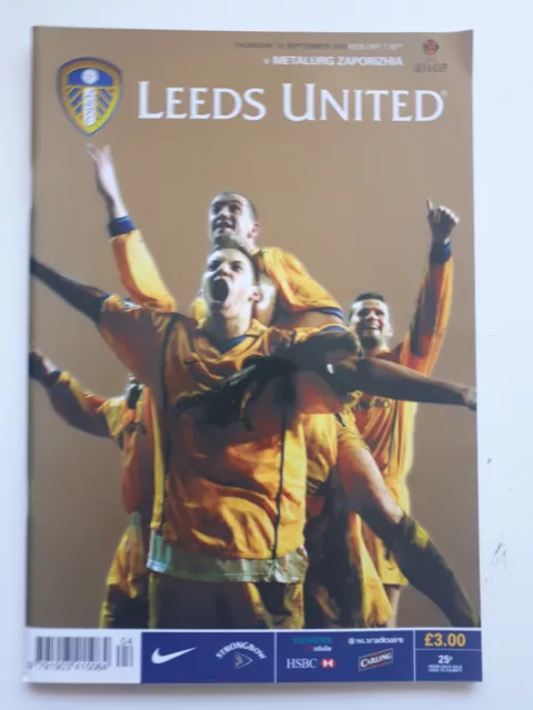 Leeds United vs. Metalurg Zaporizhia, UEFA Cup Tie, 19/09/02, With Smith Poster