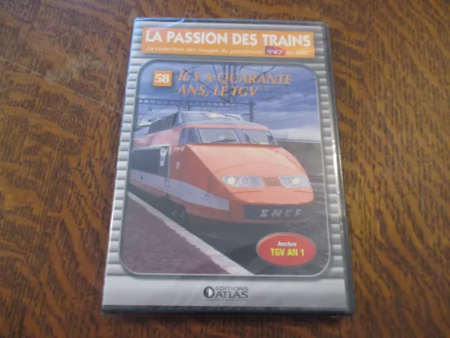 dvd la passion des trains 58 il y a quarante ans, le TGV