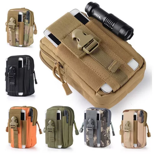 Tactical Waist Pack Belt Bag CampingOutdoor Hiking MilitaryPouch Wallet UK Stock