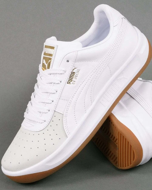 PUMA MEN S GV Special Trainer White Gold 80s Casuals Tennis Guillermo Vilas 85.00 PicClick UK