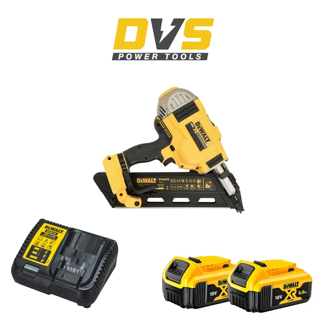 DEWALT DCN692N CORDLESS 18V XR Brushless Framing Nailer & 2x5Ah