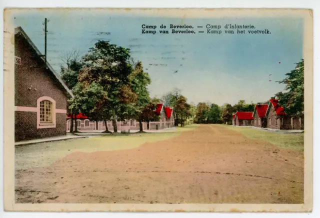 Camp de Berverloo—Leopoldsburg BELGIUM Antique WWII-Era CPA AK Military 1939