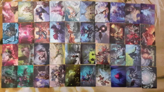 The Lost Caverns Of Ixalan Art Series Full Set 81 Cards Collection Mtg Lots