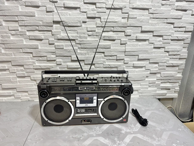SHARP GF 9191 Ghetto Blaster Boombox vintage Radio funktioniert Tape ...