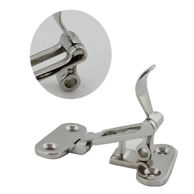 CHARNIÈRE RENFORCÉE ASYMÉTRIQUE OU LARGE, PLATE, INOX (Modèle : 37-113