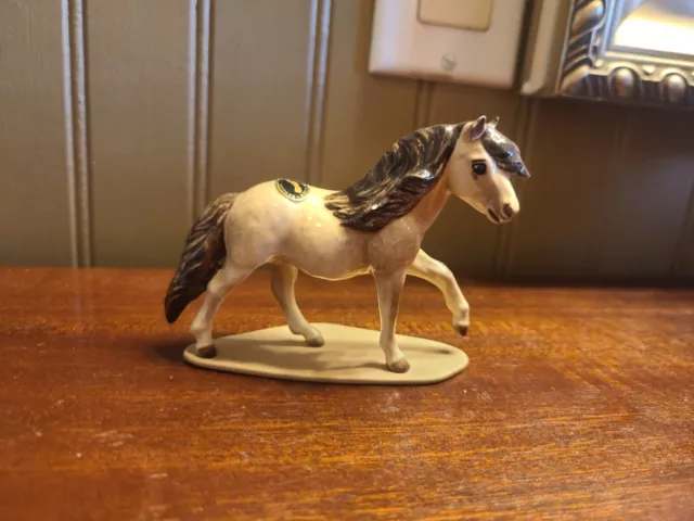 Hagen Renaker Highland Pony Horse W/ Base Collectible