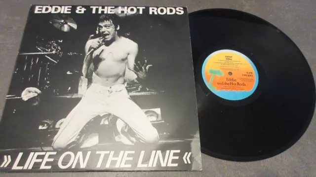 Eddie Hot Rods Life on the Line +3 12" 1977 *sehr guter Zustand + / EX + * KOSTENLOSER VERSAND*