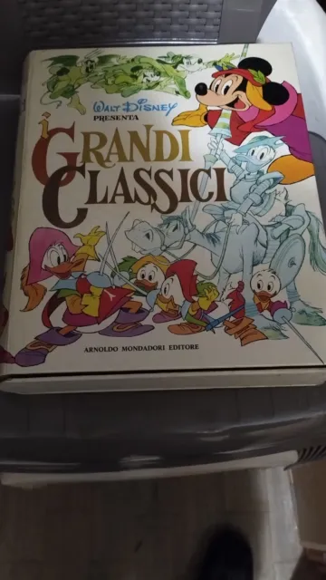 Cofanetto I GRANDI CLASSICI Walt Disney Mondadori con 6 cartonati BOX 1971-1973