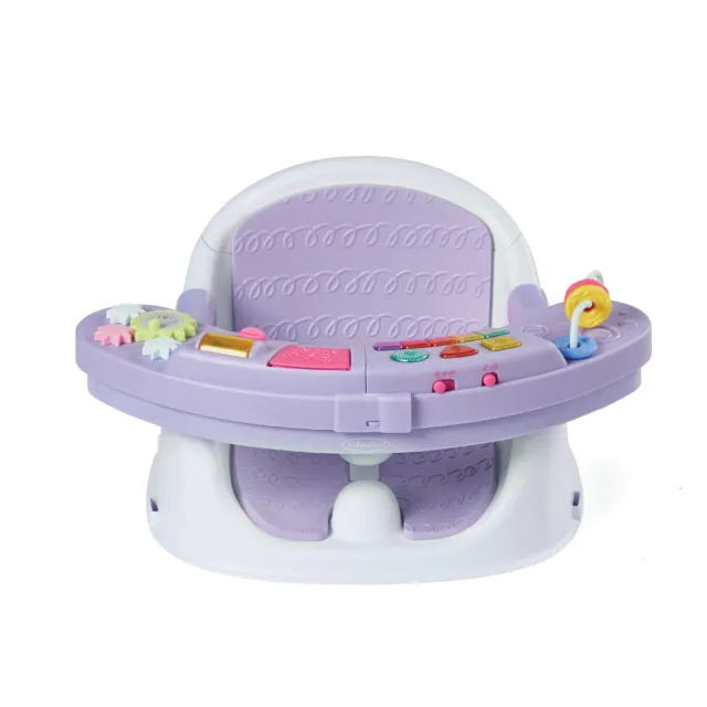 Infantino Music and Lights 3-in-1 Lightweight Discovery Booster Seat, Lavender