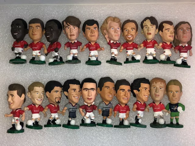 Corinthian Football Figures Bundle - 20 x Man Utd Manchester United - Cantona x3