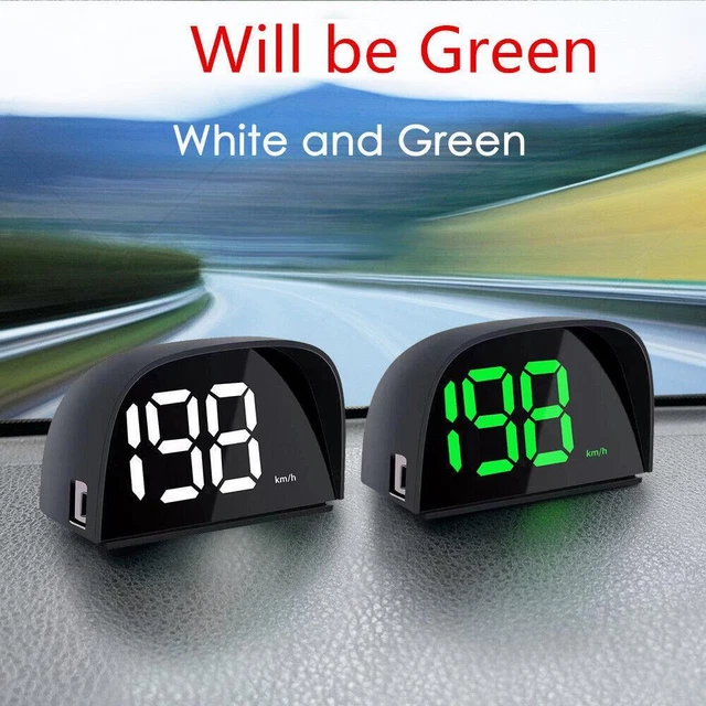 HUD GPS Digital Speedometer Head Up Display Speed For Truck Car Mount Dashboard