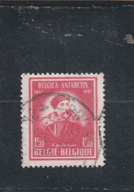 L5595 BELGIQUE timbre Y&T N° 749 de 1947 " Adrien de Gerlache " Oblitéré